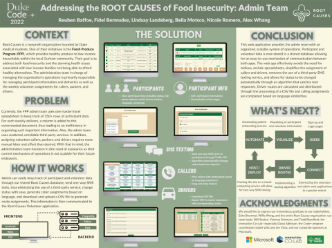 Root Causes Admin Team poster