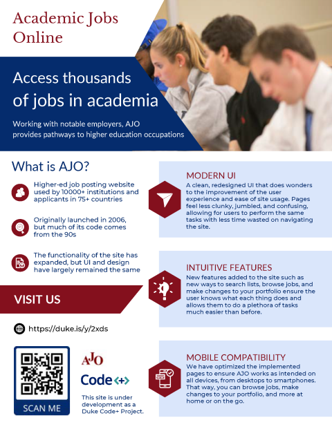 Academic Jobs Online Flyer